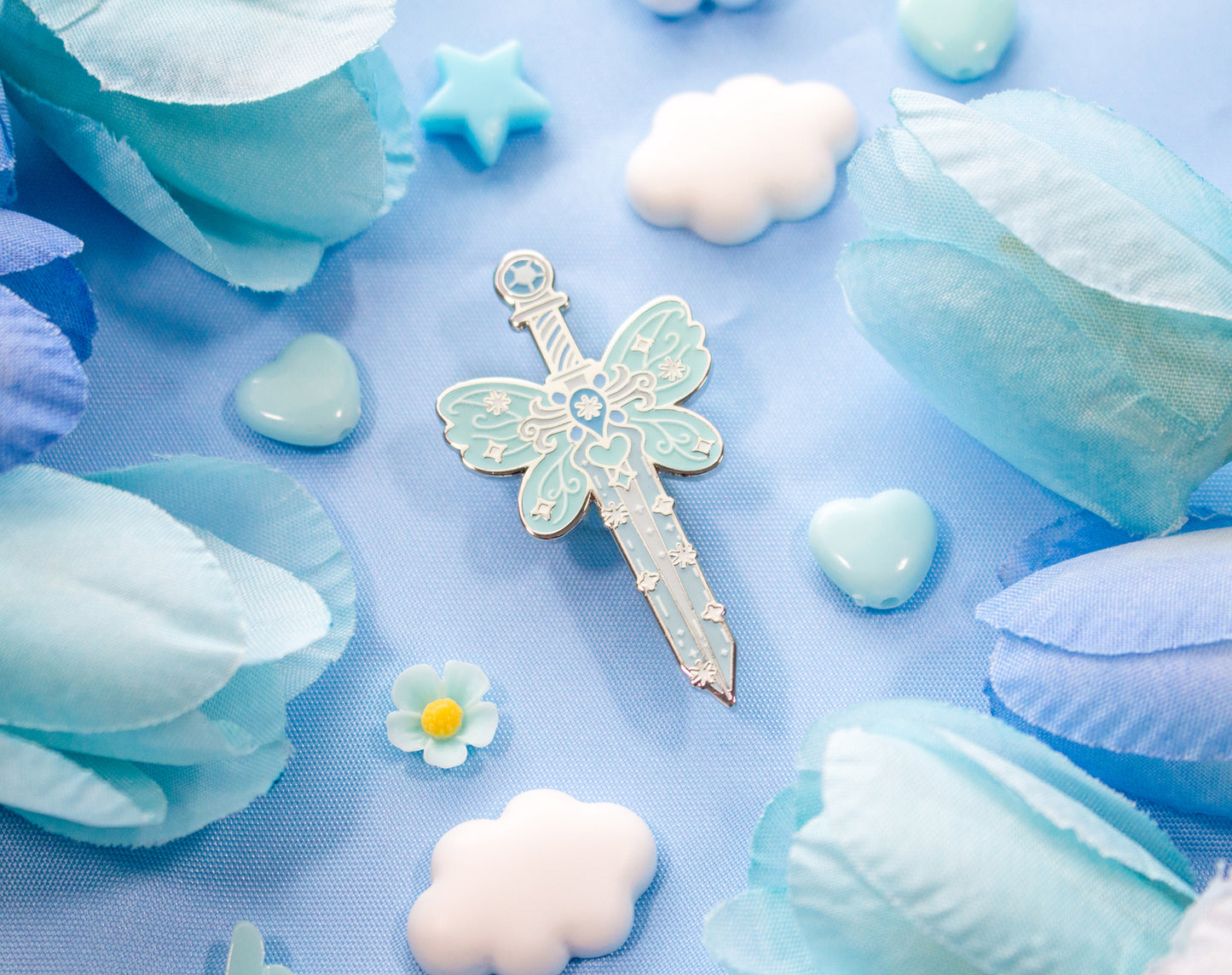 Frozen Sword Enamel Pin