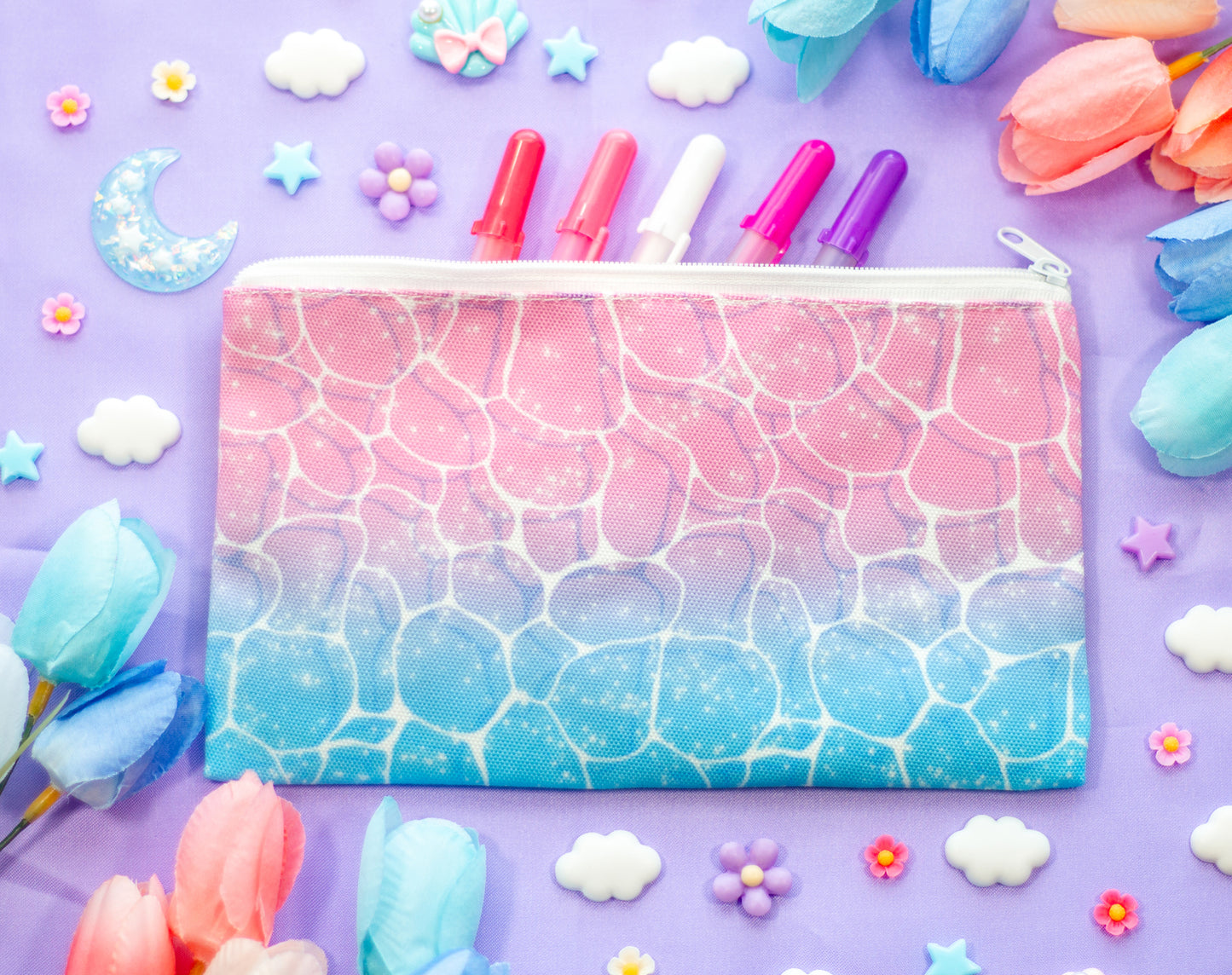 Vaporwave Water Pencil Case