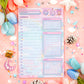 Whimsical Wonderland Hourly Schedule Planner Pad