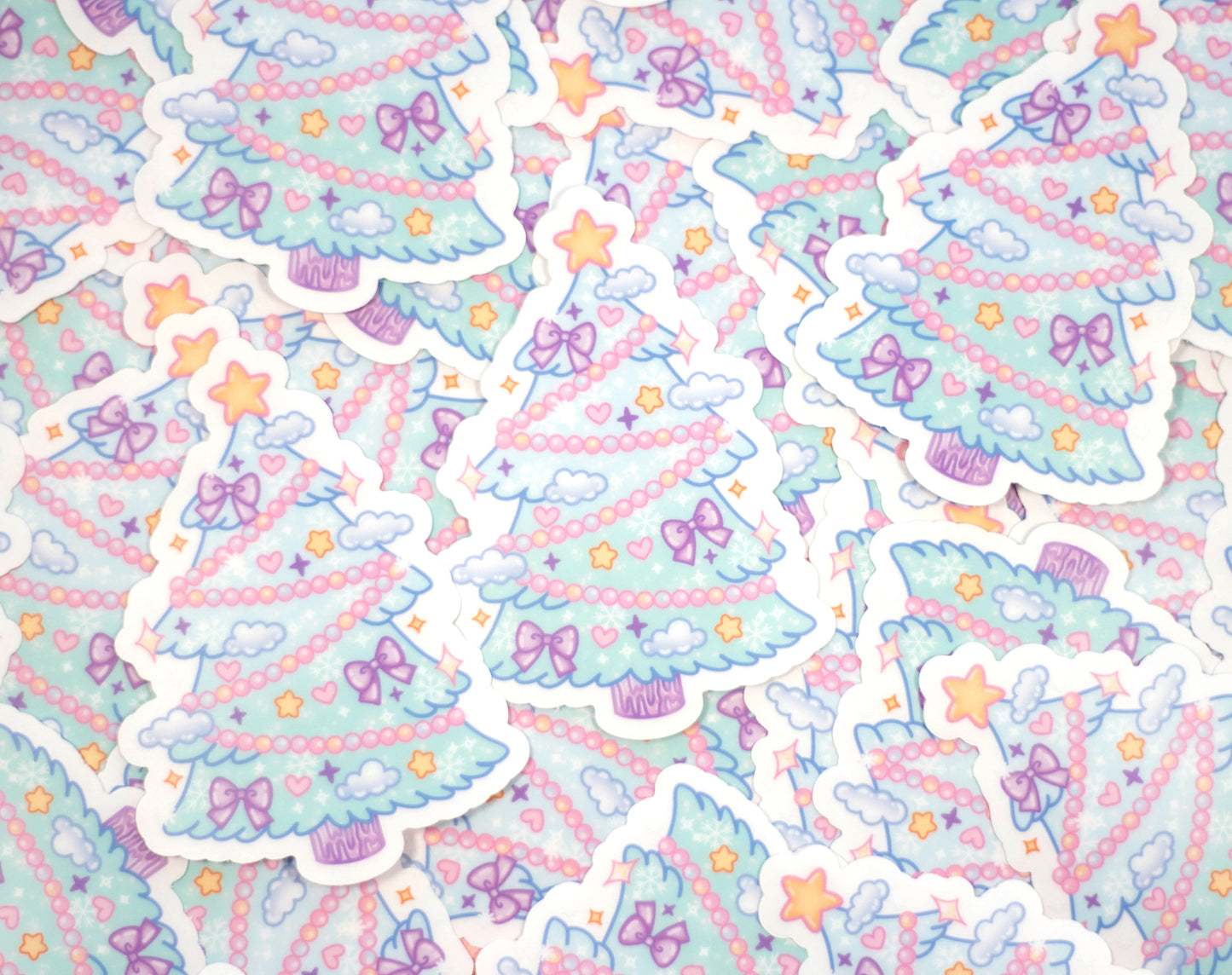 Christmas Tree Clear Sticker