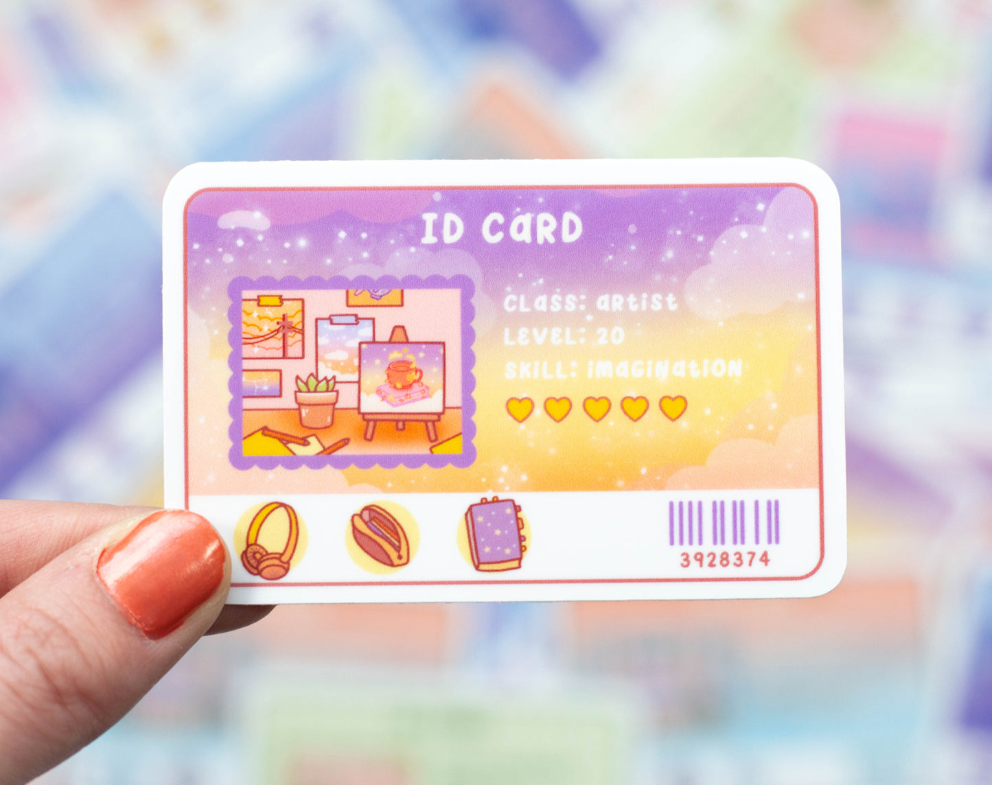 ID Card Sticker