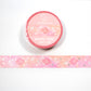 Pink Galaxy Silver Foil Washi Tape