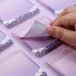 Purple Gradient Clouds Sticky Notes
