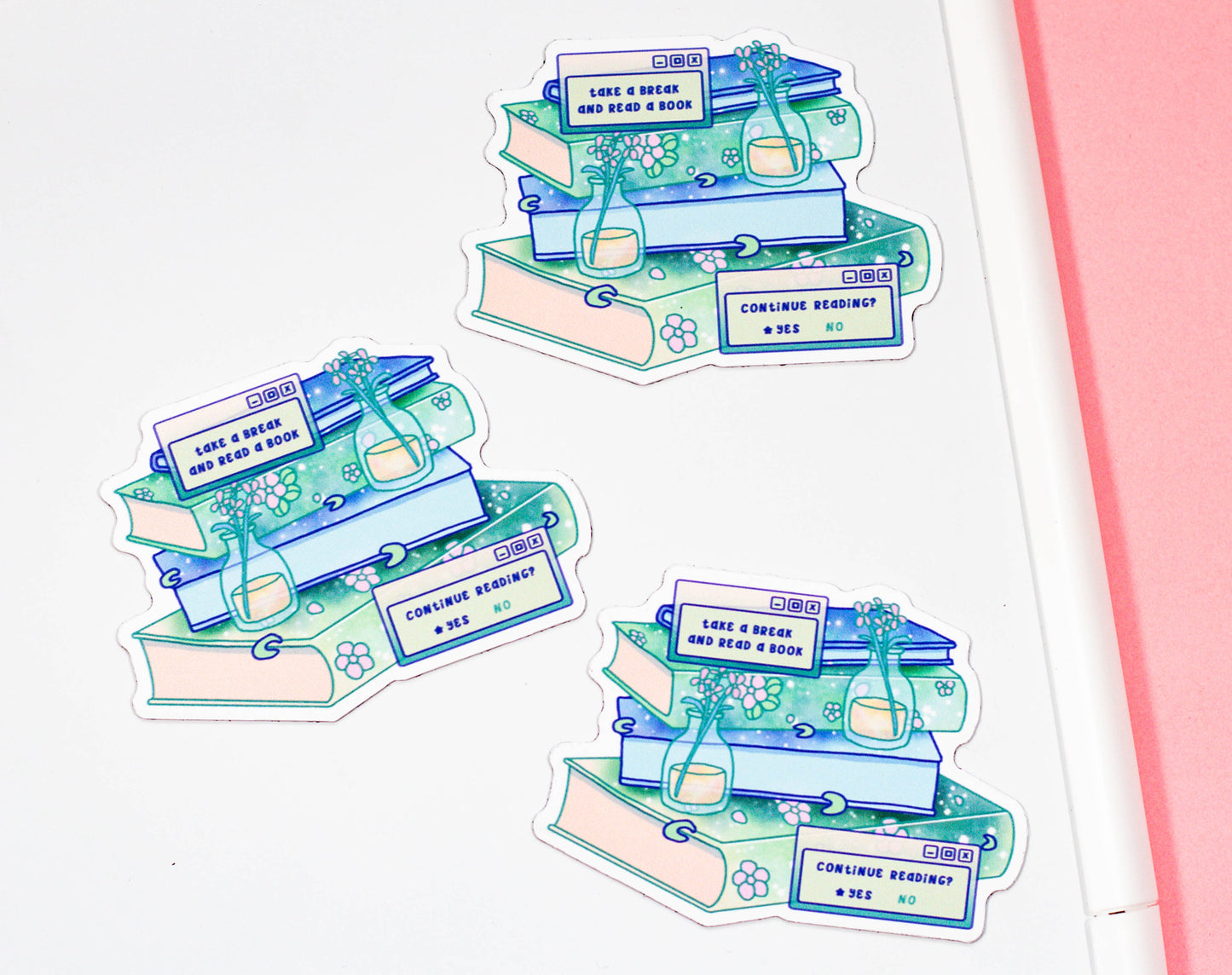 Stacked Books Magnet