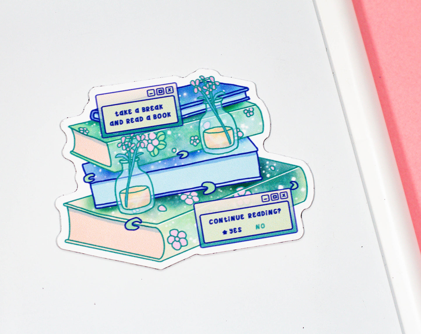 Stacked Books Magnet