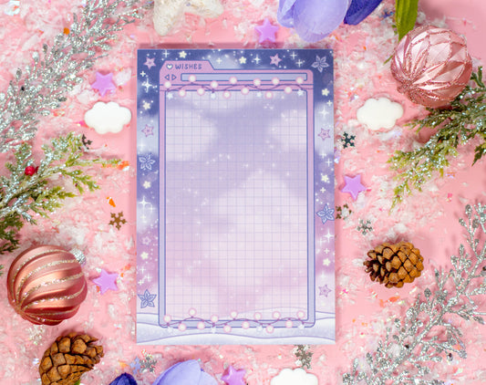 Winter Wishes Notepad