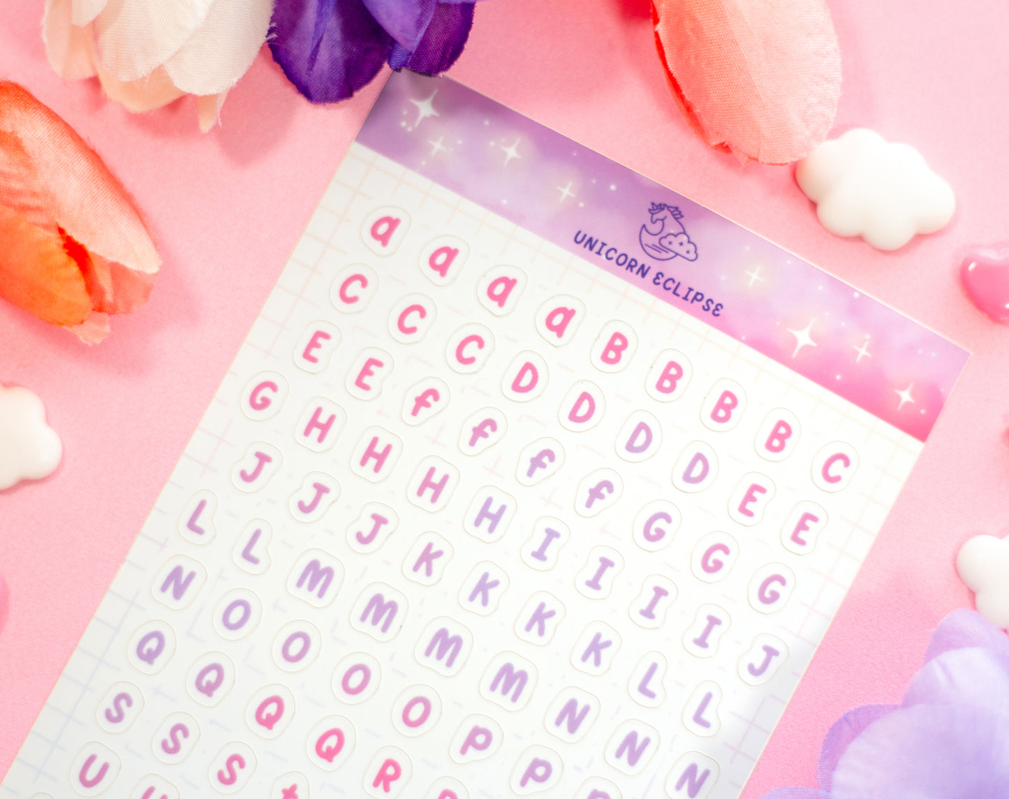 Alphabet Sticker Sheet