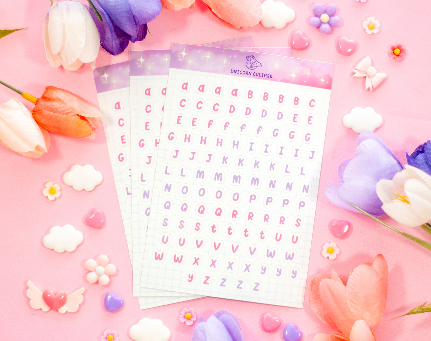 Alphabet Sticker Sheet