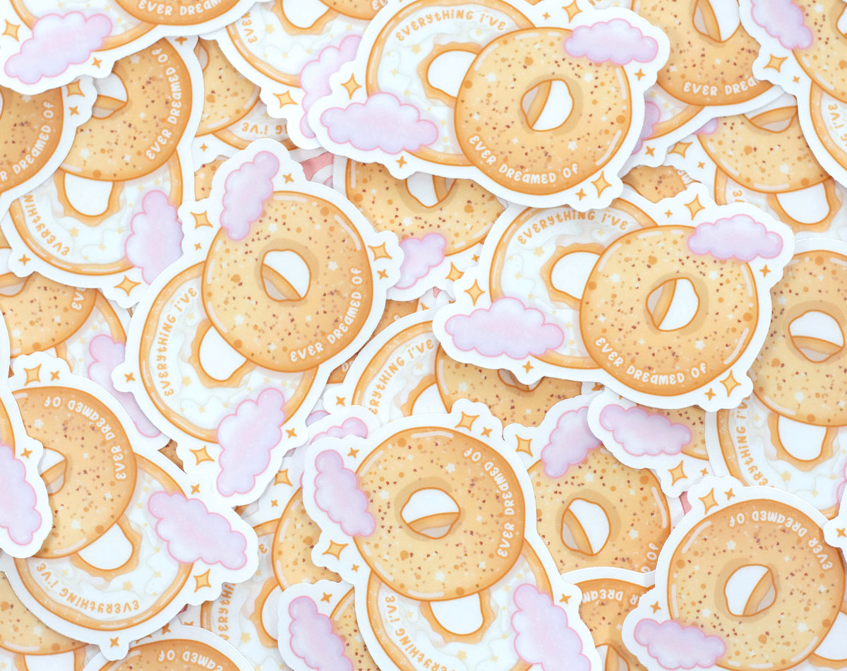 Everything Bagel Clear Sticker – Unicorn Eclipse