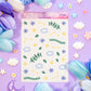 Botanical Bliss Clear Deco Sticker Sheet