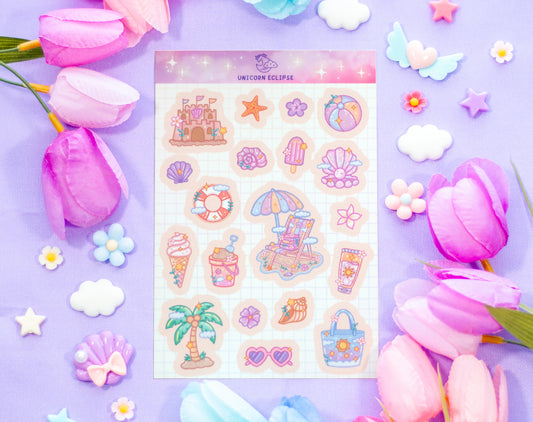 Beach Sticker Sheet