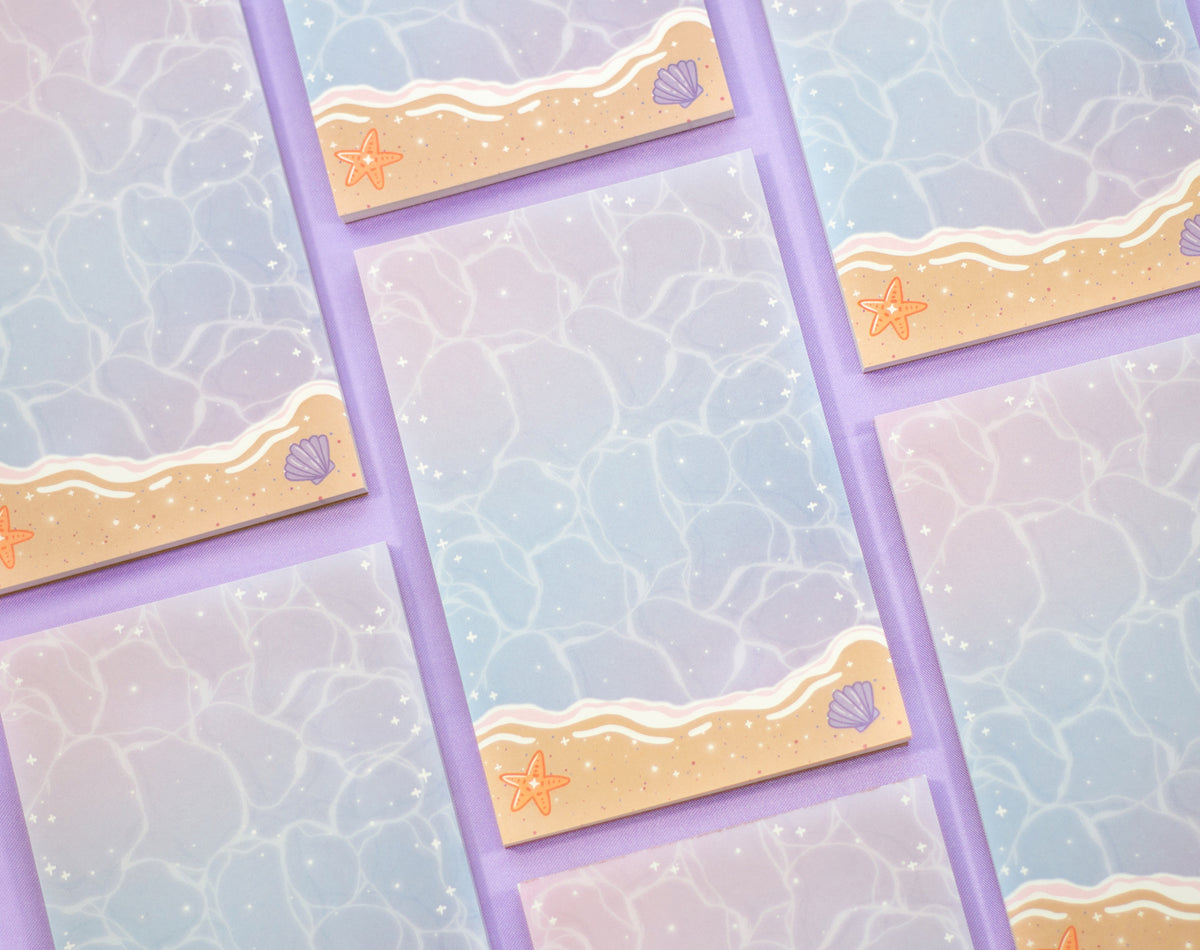 Beach Notepad Paper Beach Notepad – Unicorn Eclipse
