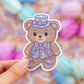Midnight Carnival Teddy Bear Sticker