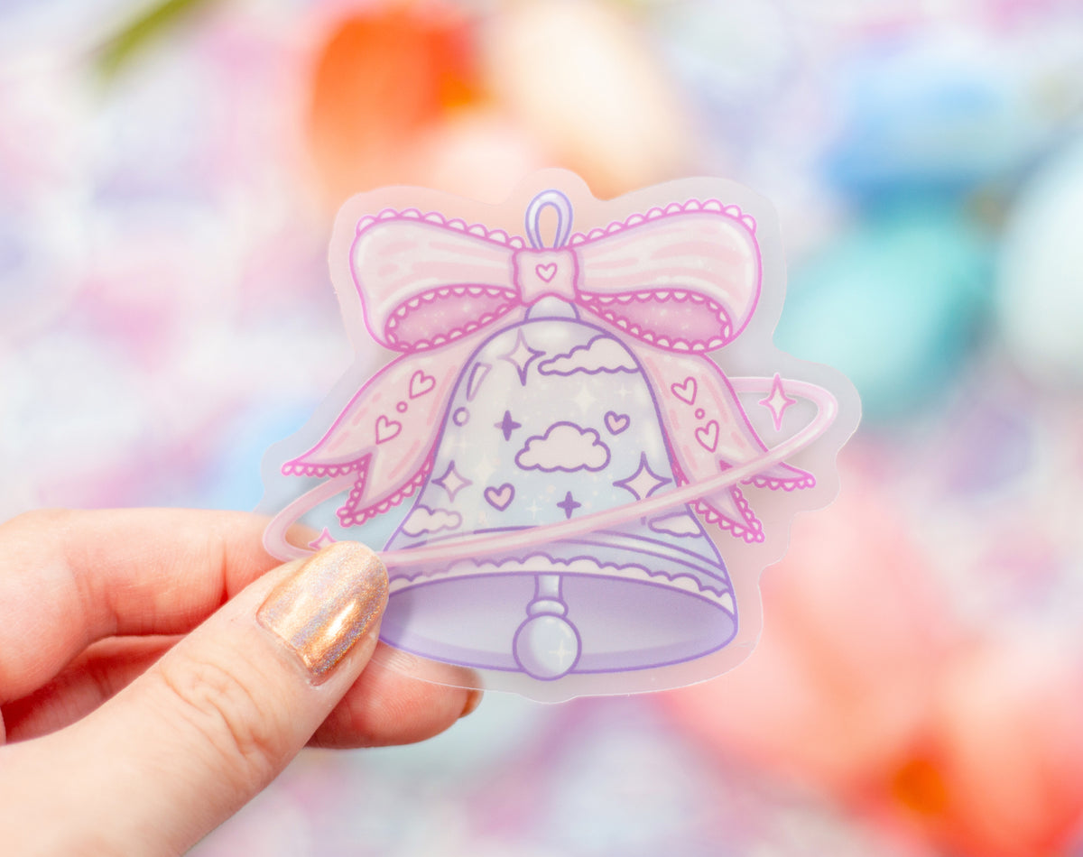Litle Bell Sticker Coquette Bell Clear Sticker – Unicorn Eclipse