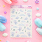 Blooming Records Clear Deco Sticker Sheet