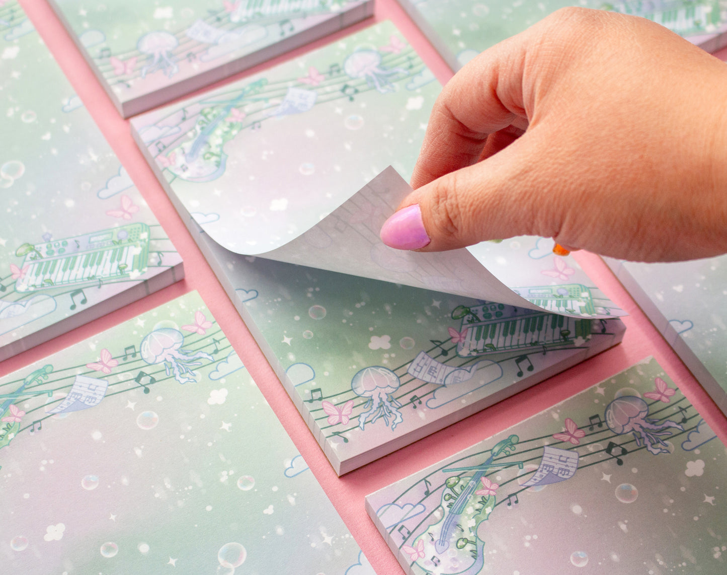 Blooming Records Notepad