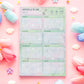 Blooming Records Weekly Planner Pad