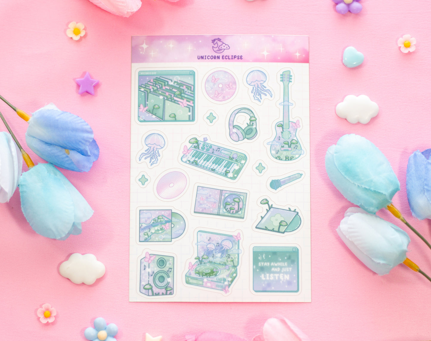 Blooming Records Sticker Sheet
