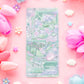 Blooming Records Reading Log Bookmark