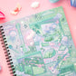Blooming Records Spiral Lined Notebook (7x9")