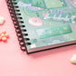 Blooming Records Spiral Lined Notebook (7x9")