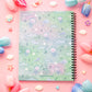 Blooming Records Spiral Lined Notebook (7x9")