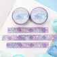 Blue Galaxy Silver Foil Washi Tape