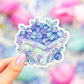 Blueberry Basket Sticker