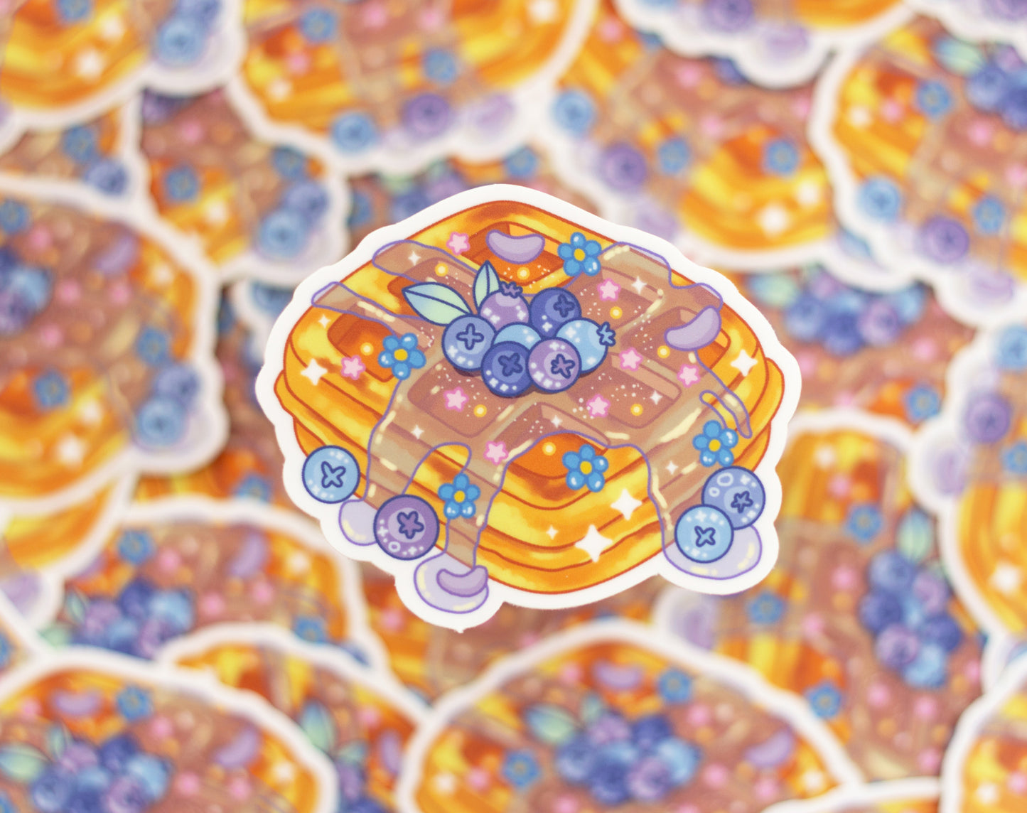 Blueberry Waffles Sticker
