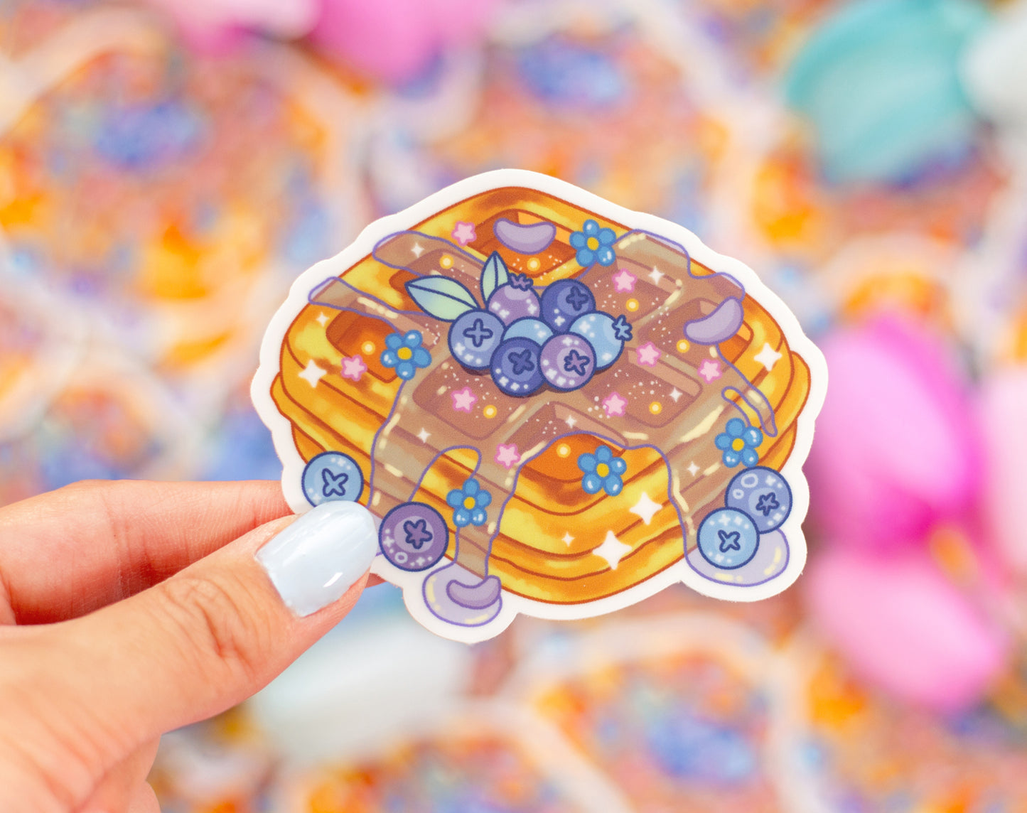Blueberry Waffles Sticker