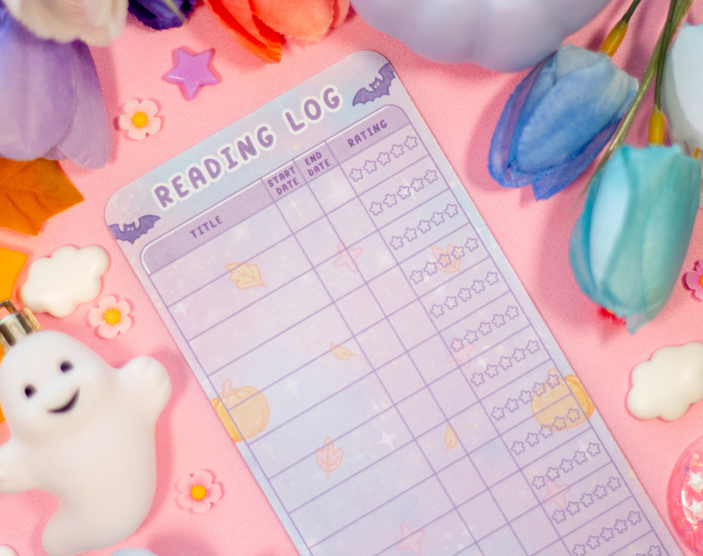 Boo Bash Reading Log Bookmark