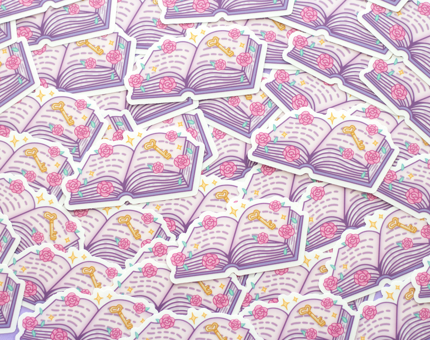 Book of Secrets Clear Sticker