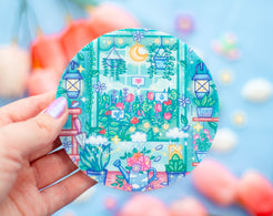 Botanical Bliss Coaster – Unicorn Eclipse