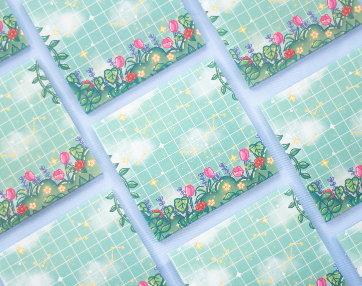 Botanical Bliss Sticky Notes