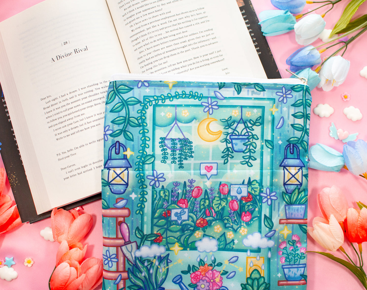 Botanical Bliss Book Sleeve