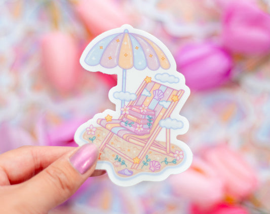 Beach Chair Sticker