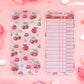 Cherries Reading Log Bookmark