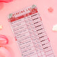 Cherries Reading Log Bookmark