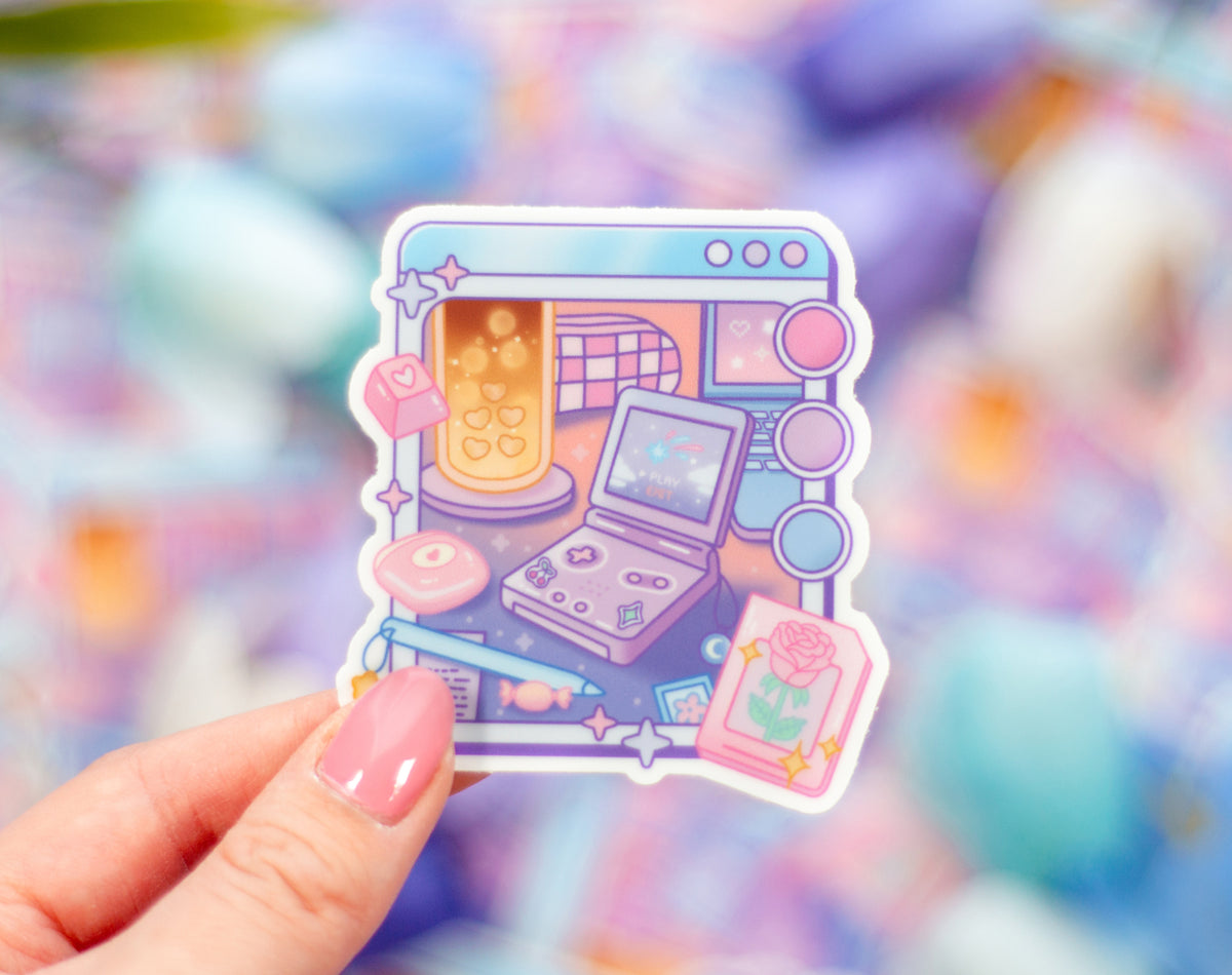 Chill Game Night Sticker – Unicorn Eclipse