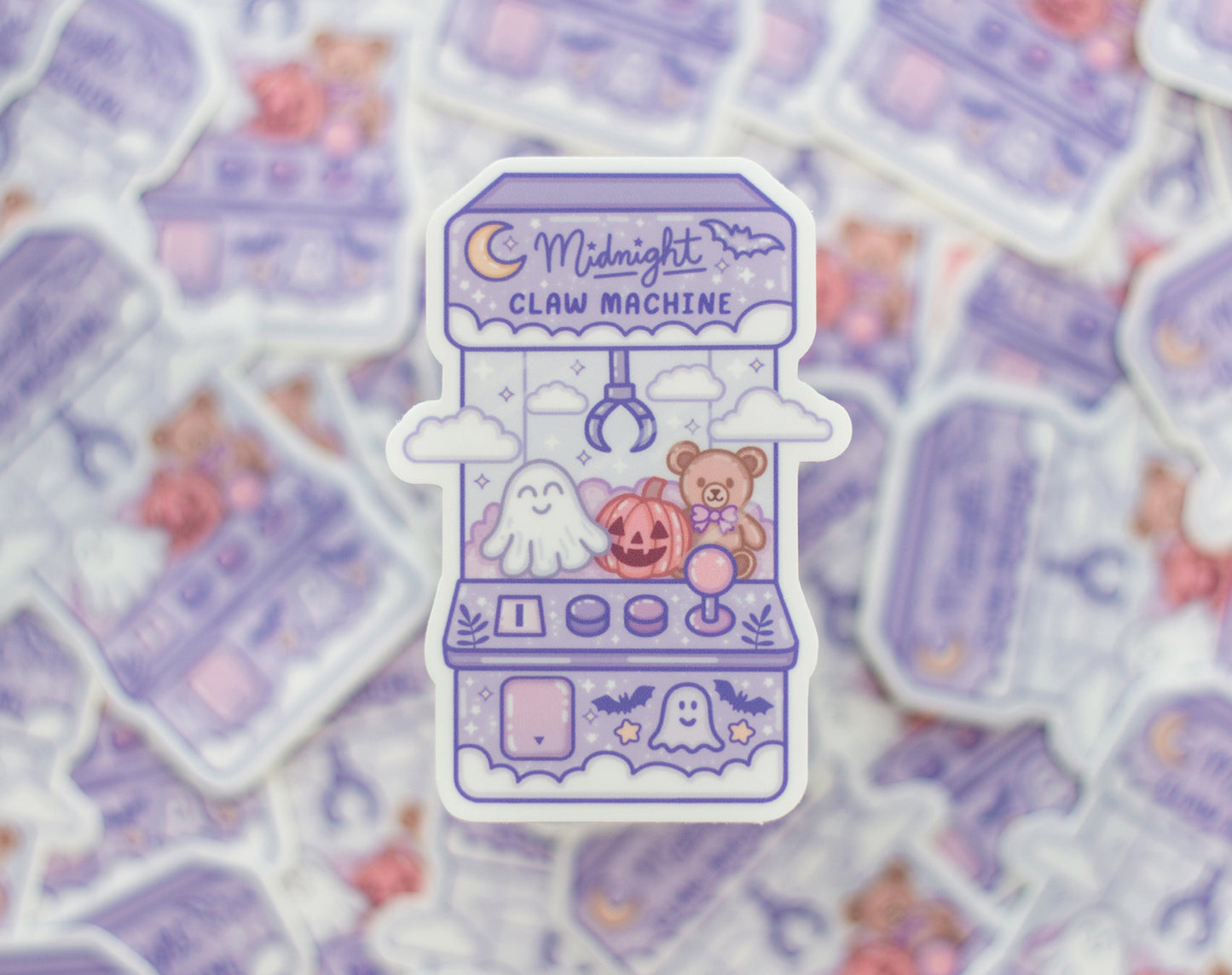 Midnight Claw Machine Sticker