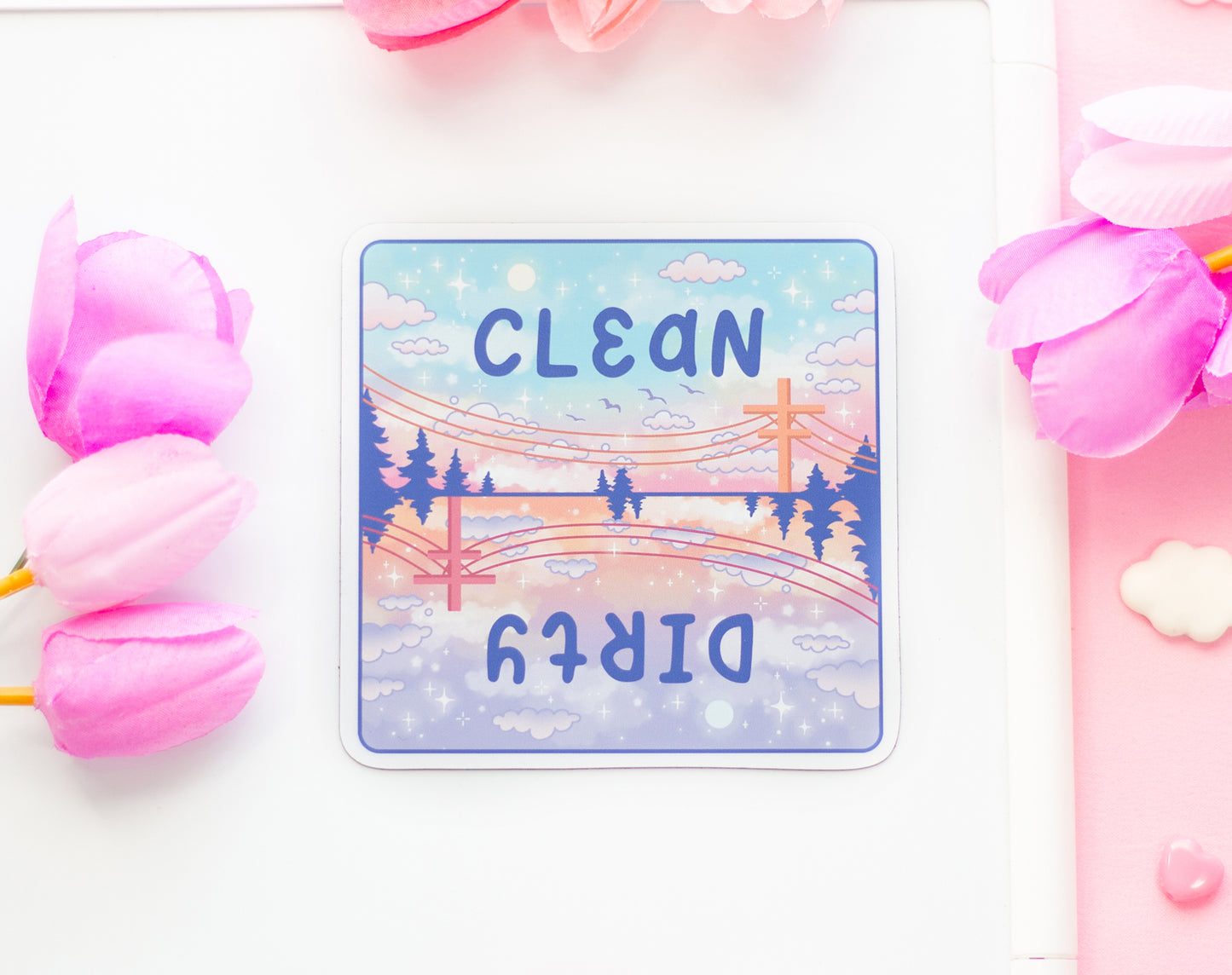 Day and Night Dishwasher Magnet