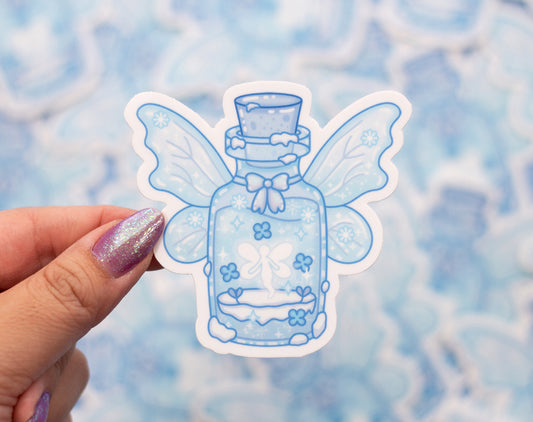 Frozen Fairy Bottle Sticker