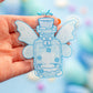 Frozen Fairy Bottle Keychain