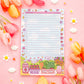 Farmers Market To Do List Planner Pad