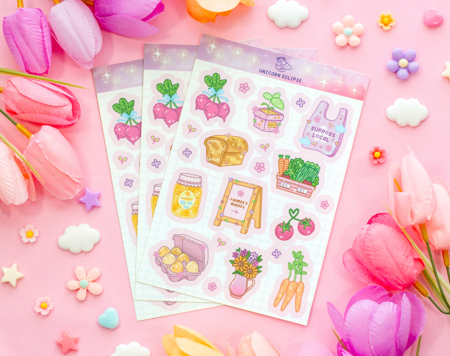 Farmers Market Sticker Sheet