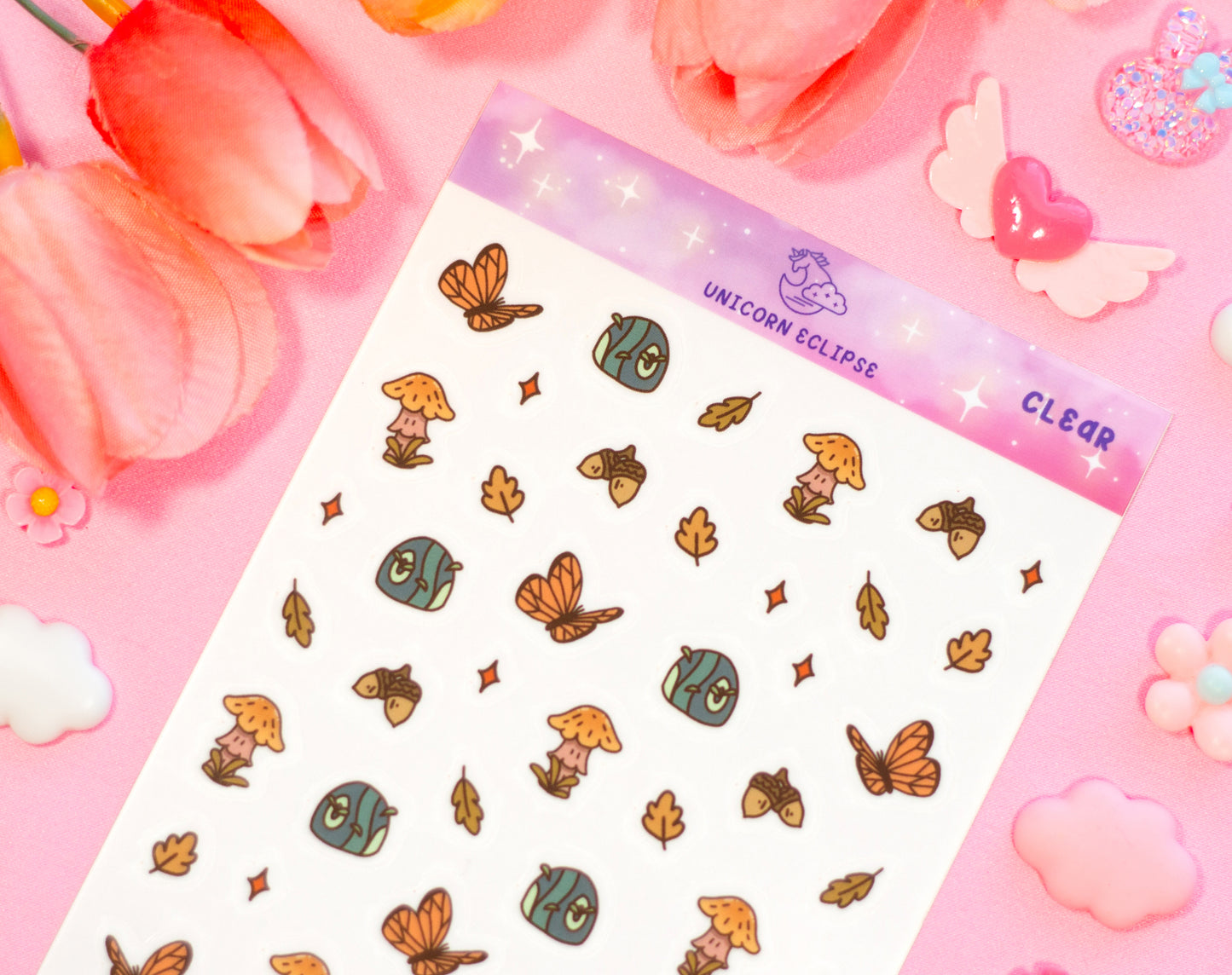 Forest Finds Clear Deco Sticker Sheet