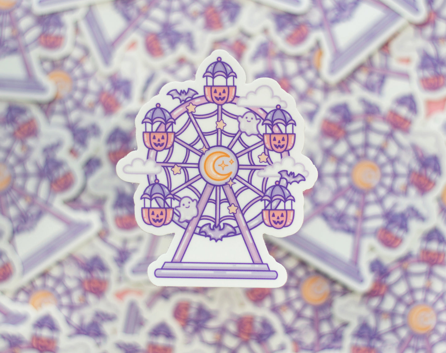 Midnight Ferris Wheel Sticker