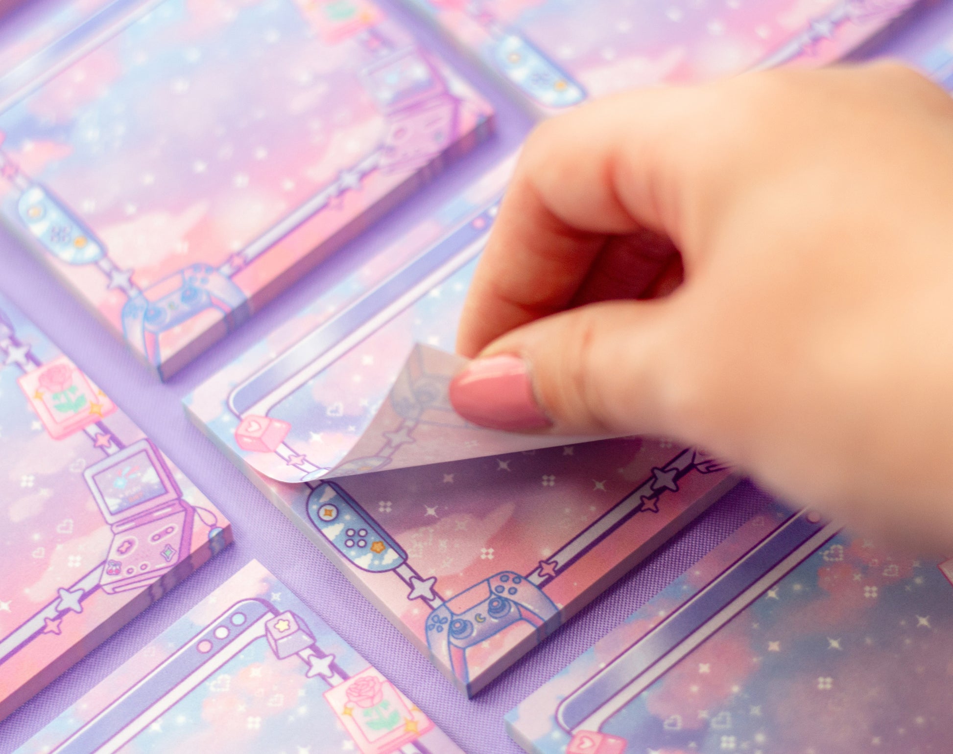 Game Time Sticky Notes – Unicorn Eclipse