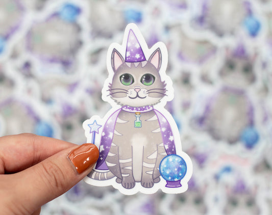 Genji Wizard Cat Sticker