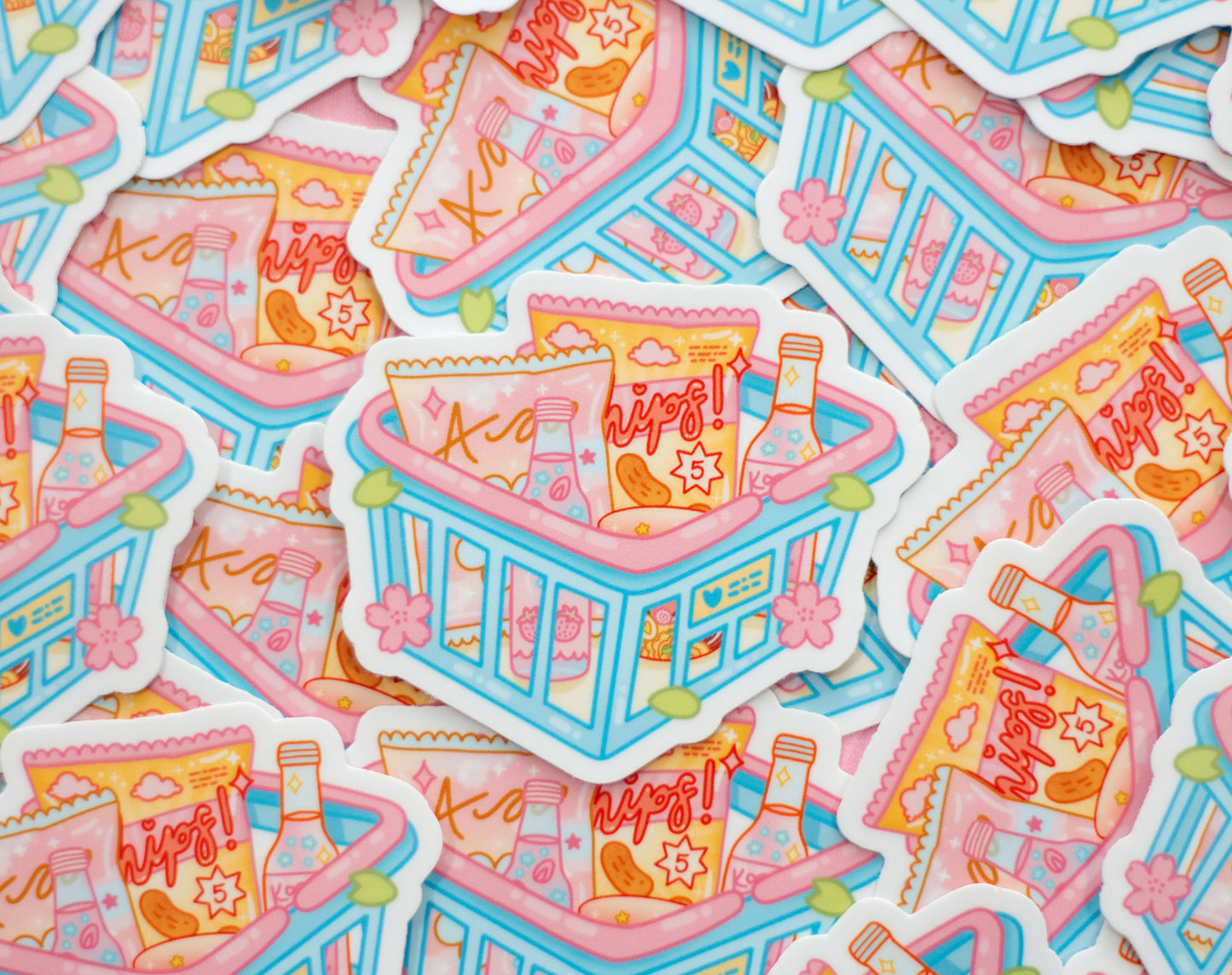 Shopping Basket Sticker